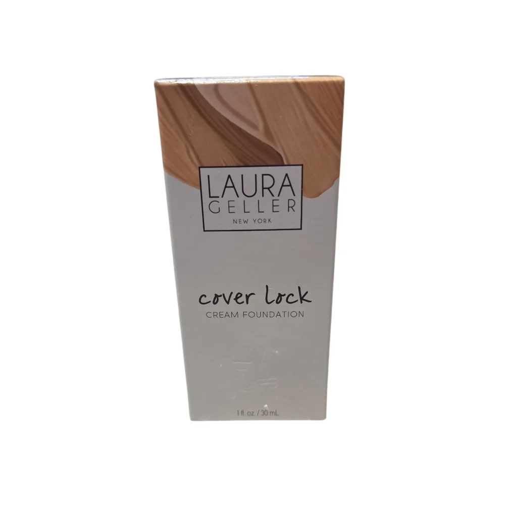 Laura Geller Cover Lock Foundation in‎ Honey 2407 Cream Foundation New